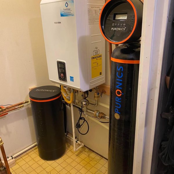 Puronics and Navien tankless water heater