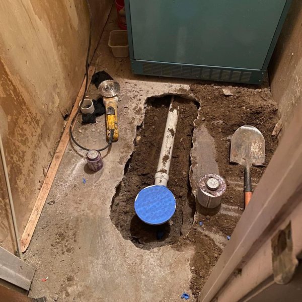 Underground plumbing